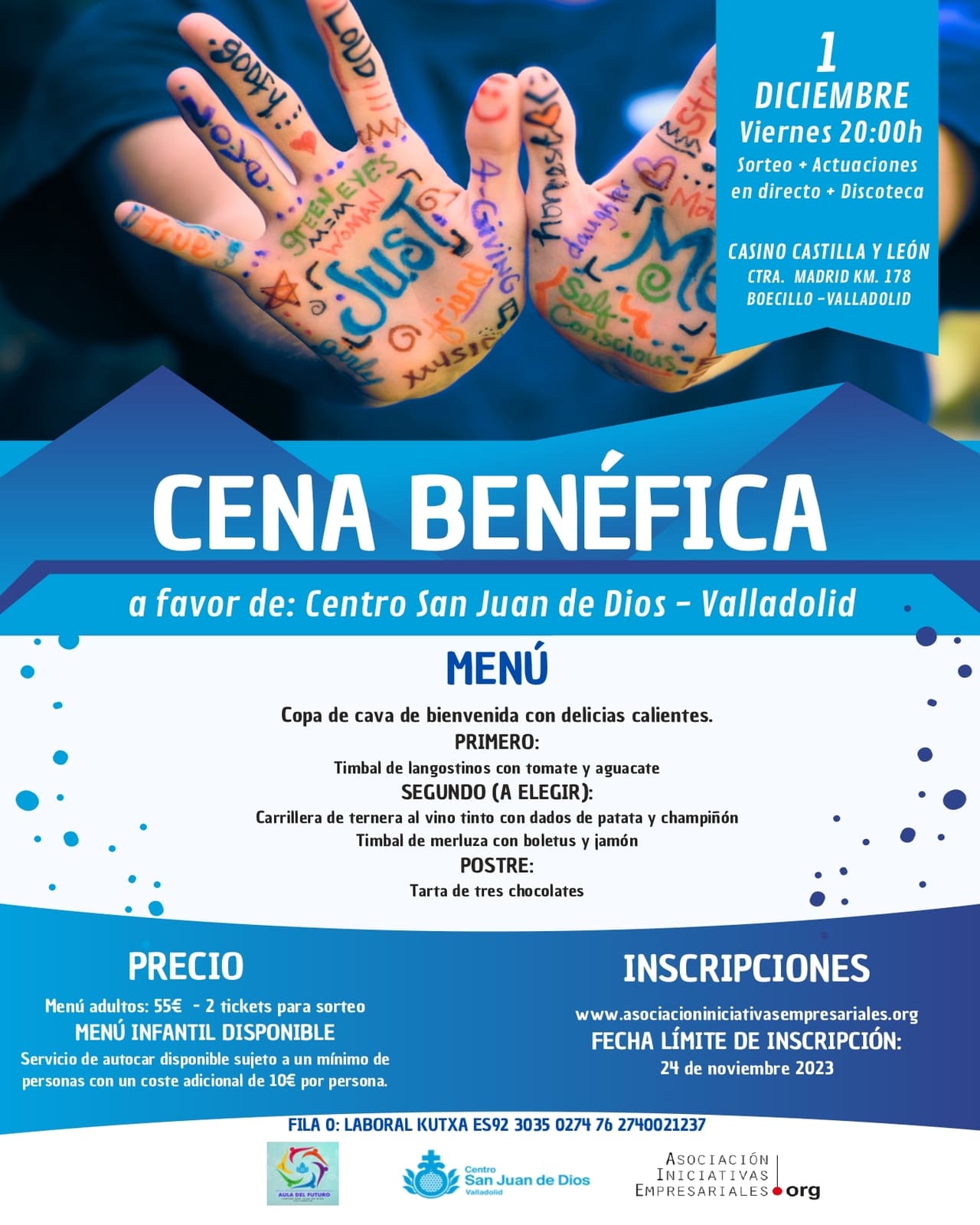 Cena benéfica San Juan de Dios